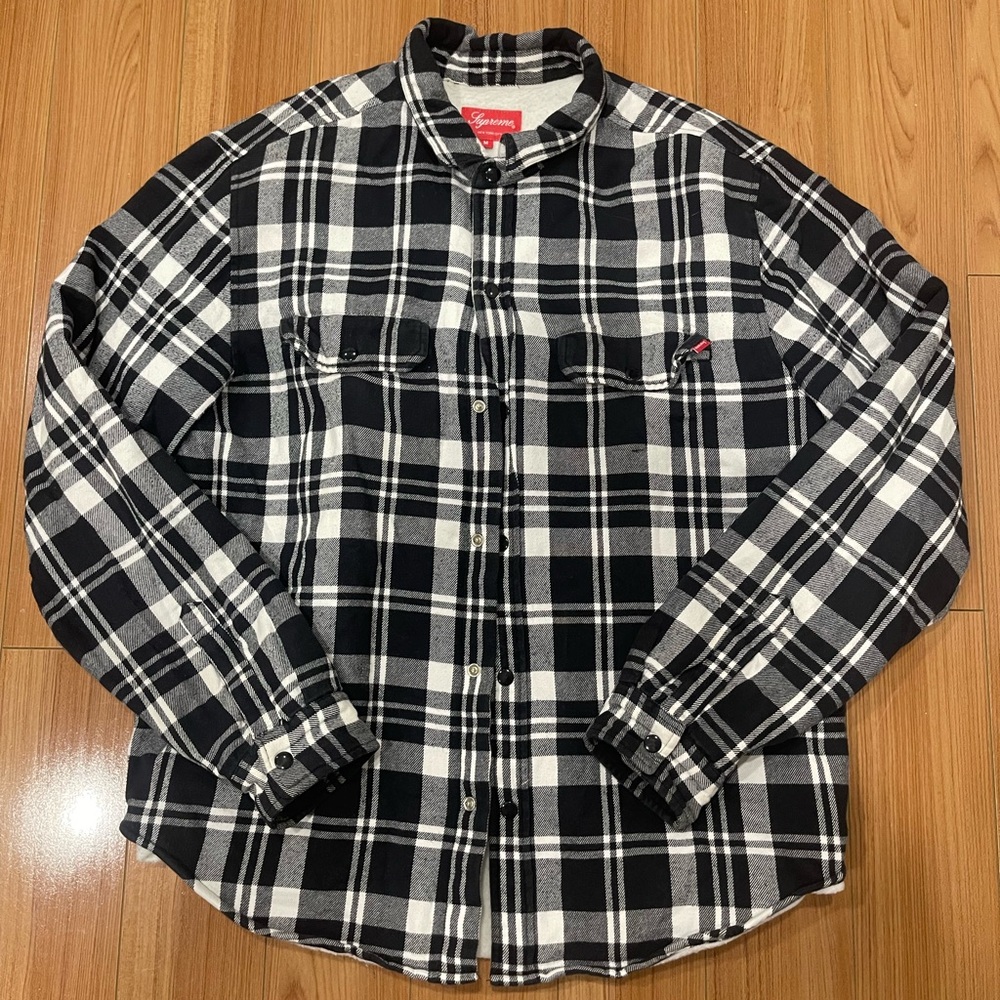 Supreme lined flannel jacket